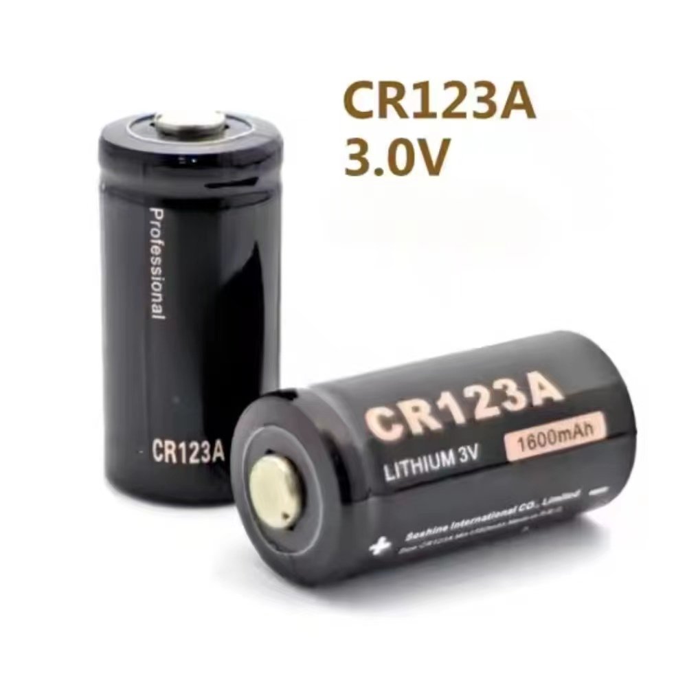 Lightjoy CR123A 3V Primary Lithium Battery 1600mAh 3.0V non-rechargeable CR123 CR17345 K123A VL123A battery