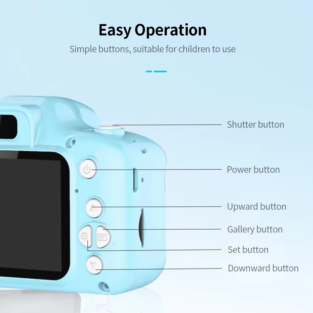 Mini Kids Camera For Children Gifts Birthday Gift Digital Camera 1080p Projection Kids Toys Camera