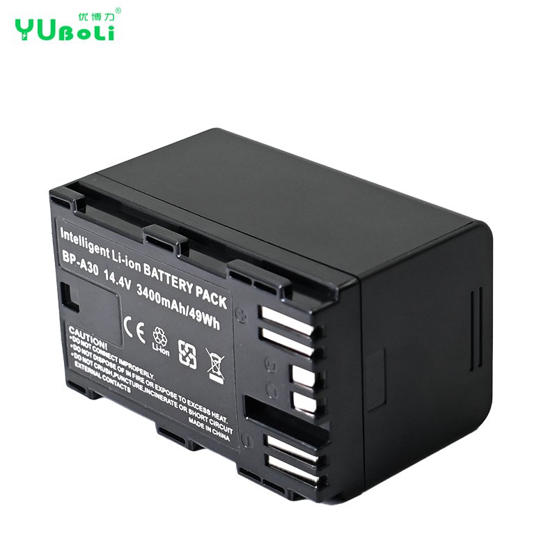 3400mAh Video Battery BP-A30 For Canon EOS C70 C200 C300 C500 XF705 XF605 Camcorder Camera Battery