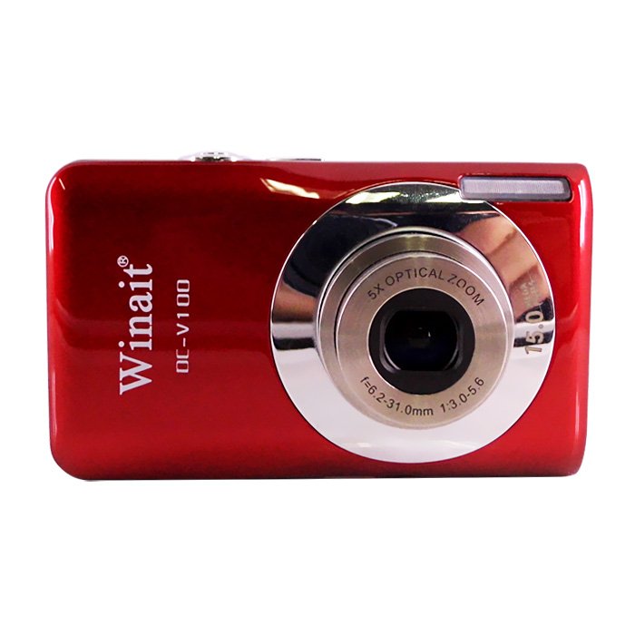 5X Optical zoom, 4X Digital Zoom Max 15 MP 720p hd Digital Camera With 2.7" TFT LCD 32GB DC-V100 Cool Mini Camera