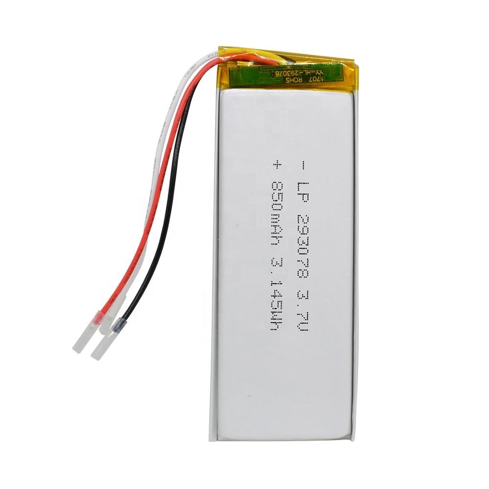 YBpower 293078 850mAh Rechargeable Lithium Polymer Battery 3.7v For GPS Digital Camera Charger