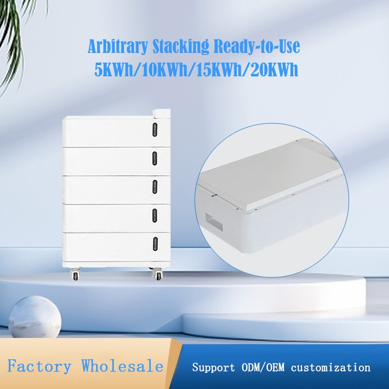 SMS Energy stacked 100ah 200ah 300ah 400ah 500ah 48V Lifepo4 Battery for Solar Energy Storage