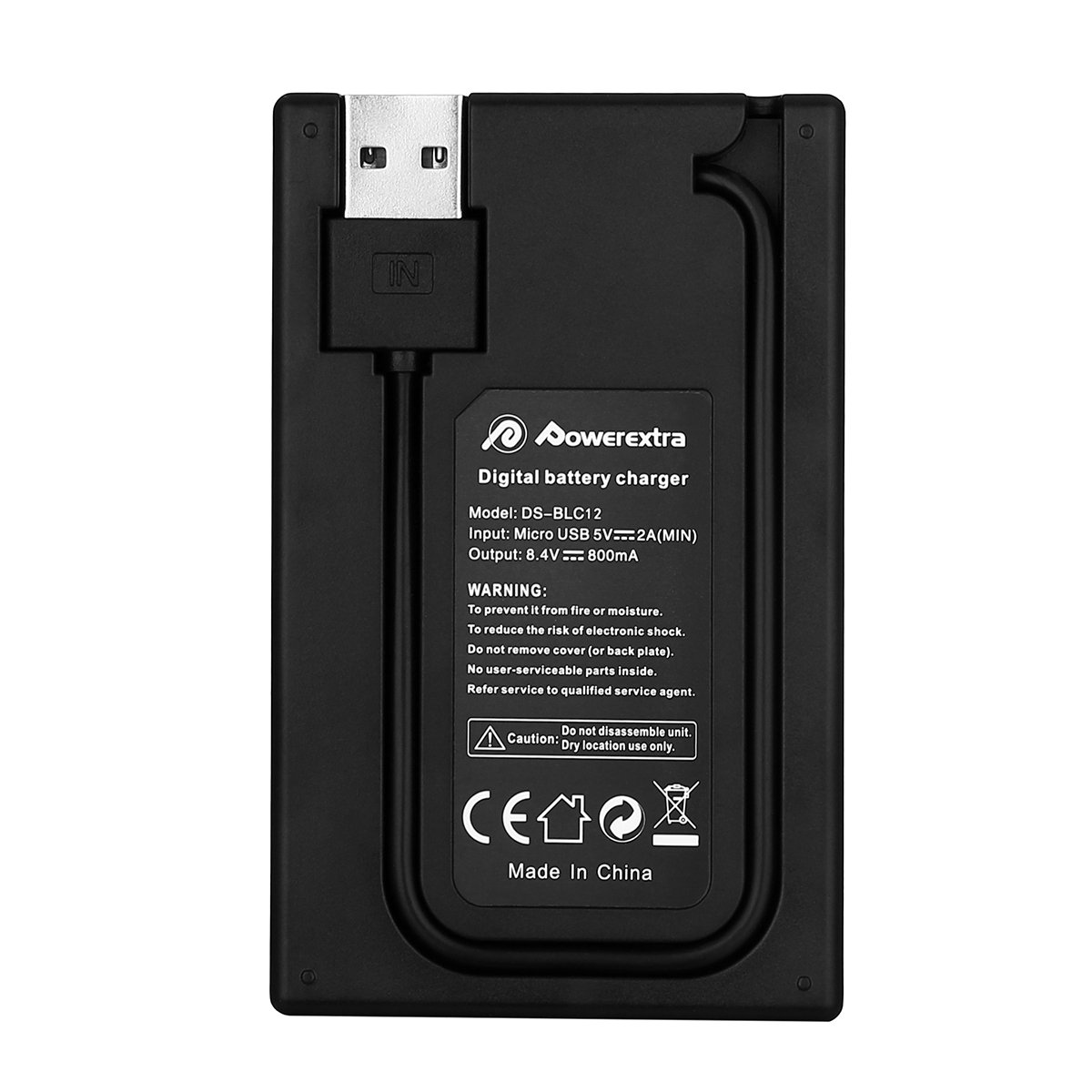 Mini Portable 2 Pack 1500mAh 7.4v Rechargeable Digital Camera Replacement DMW-BLC12 Lithium ion Batteries Dual USB LED Charger
