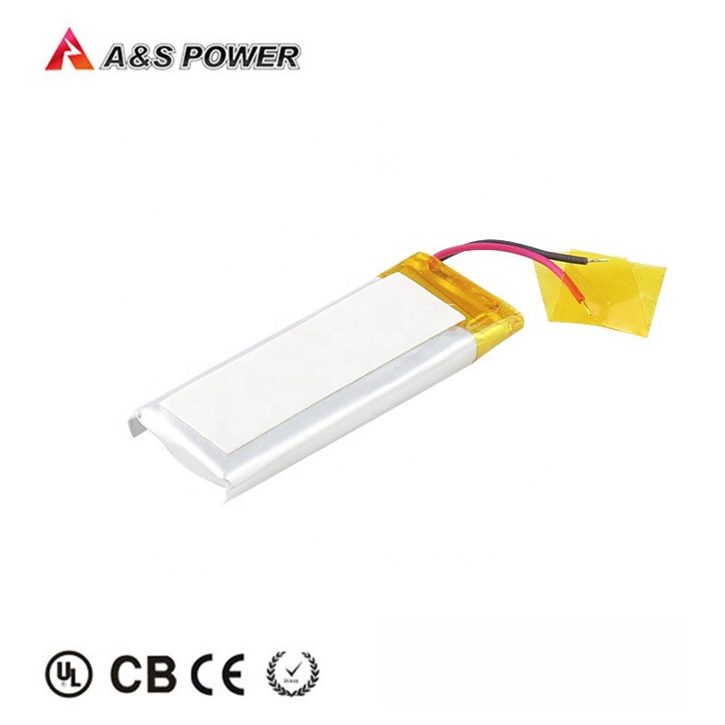 hot sale rechargeable 401235 3.7v 130mAh lithium ion polymer Li-polymer battery for Smart Watch