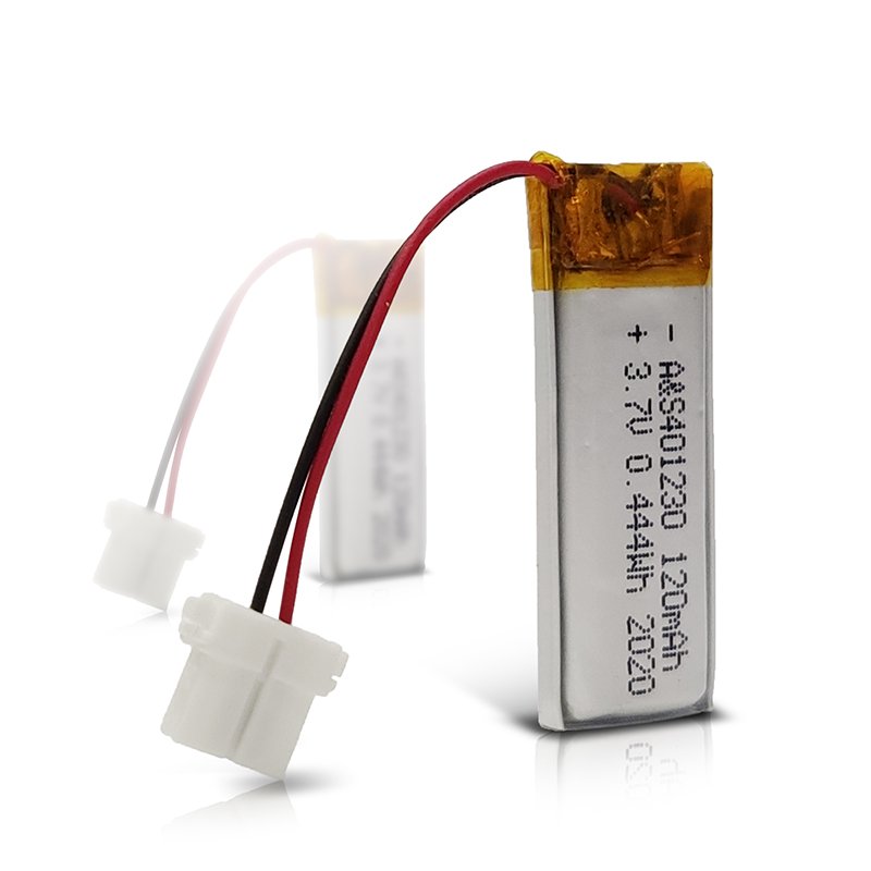hot sale rechargeable 401235 3.7v 130mAh lithium ion polymer Li-polymer battery for Smart Watch