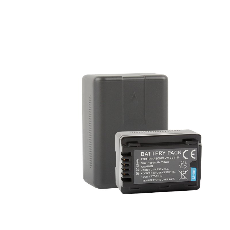 VW-VB190 rechargeable lithium-ion battery 3.6V 1905mAh, suitable for cameras HC-V520GK HC-V720GK HC-WX970MGK W570M V770GK etc