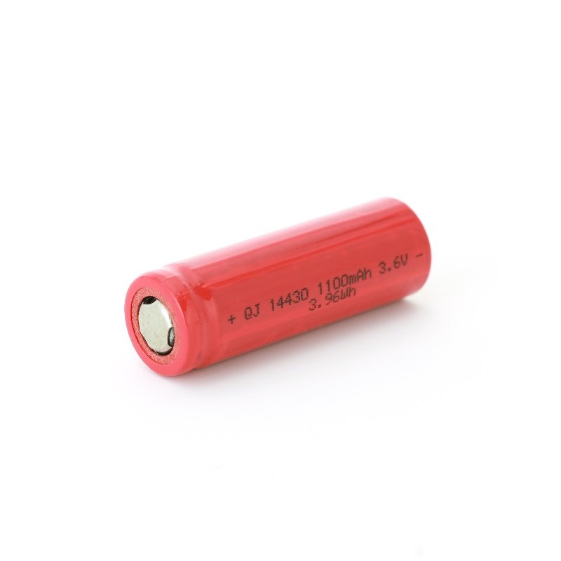 Wholesale 14430 3.7V 1100mAh Recycle Cyclic Storage Rechargeable Cylindrical Digital Lithium Li-Ion Batteries Battery Cells