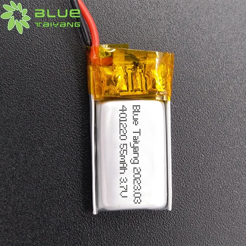Hot sell 401120 55mah 3.7v smallest rechargeable battery sex toys battery lithium ion batteries for sex toy