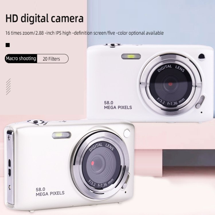 16X Portable CCD Camera 2.88 Inch Screen HD Digital Camera