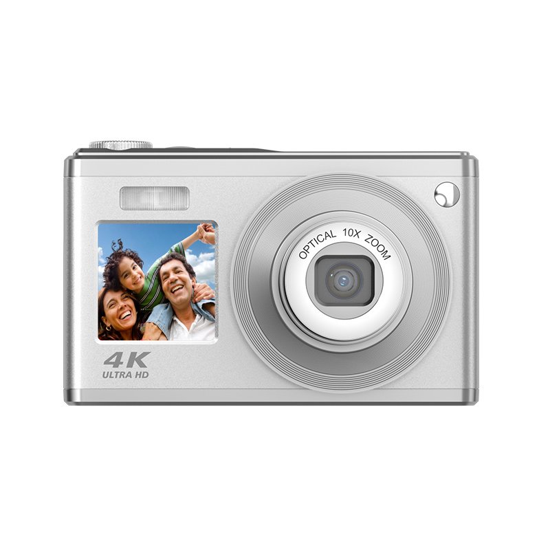 Winait Max 60MP 4K CCD CMOS Home Use Digital Camera with 10x Optical Zoom and Dual Display Digital Still Camera