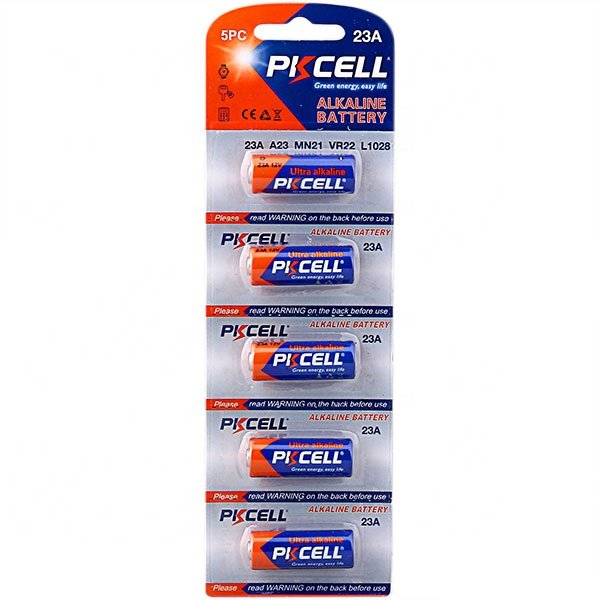 PKCELL OEM a23 23a 12v super alkaline batteries for security devices