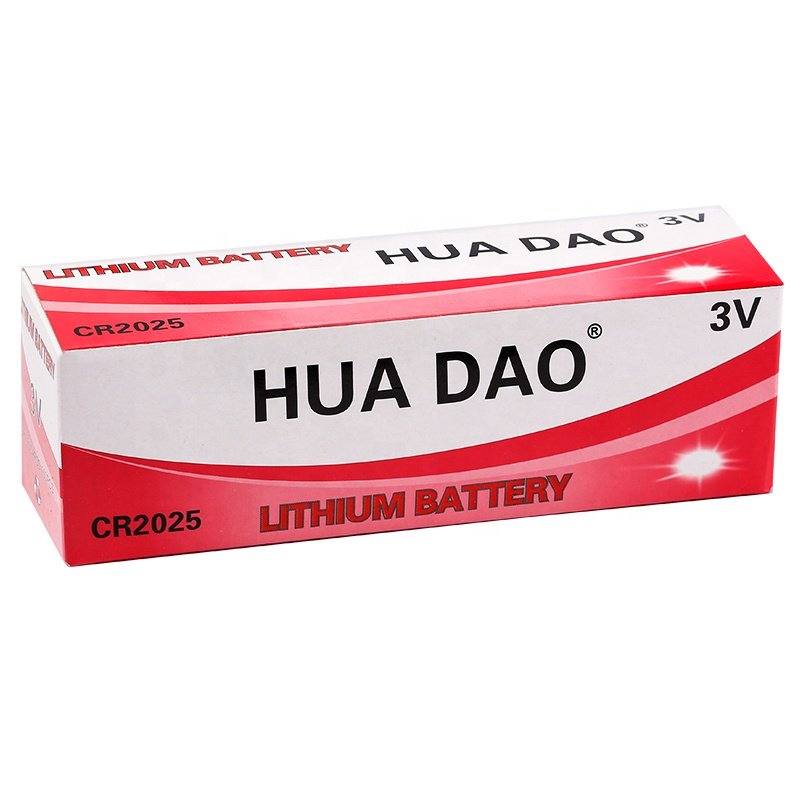 Cuanen China Fabrication Customised Cr2025 3v Lithium Coin Cell Cr 2025 Button Batteries For Control Remoto