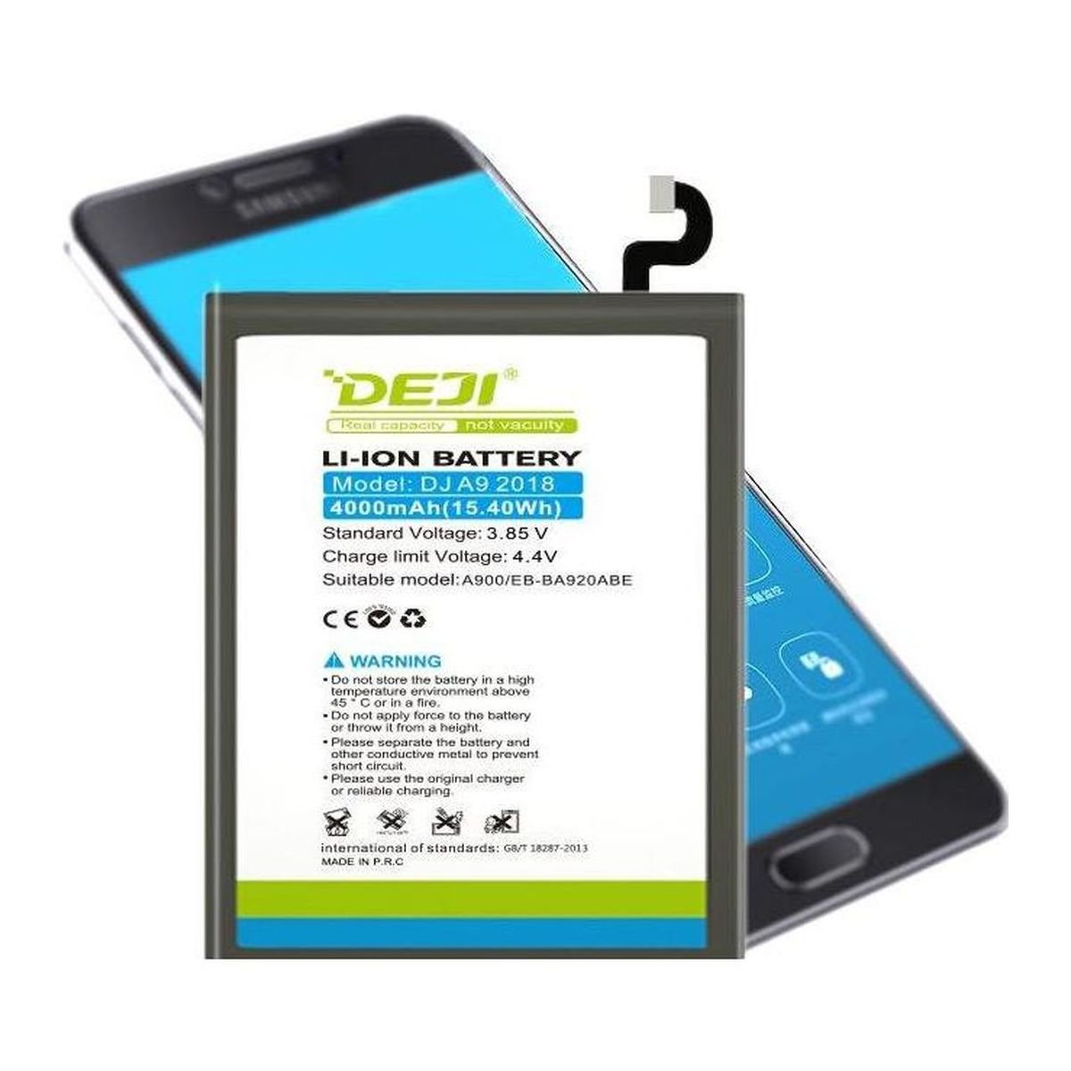 DEJI Original Li-ion Mobile Phone Digital Battery for Samsung A9 2018 A920 3800mAh EB-BA920ABE