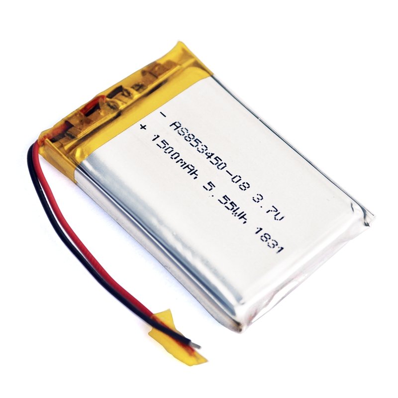 battery factory rechargeable batteries 853450 1500mah lipo 3.7v ion lithium battery with UL1642 CB(17) UN38.3 CE certifications