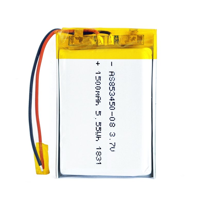 battery factory rechargeable batteries 853450 1500mah lipo 3.7v ion lithium battery with UL1642 CB(17) UN38.3 CE certifications