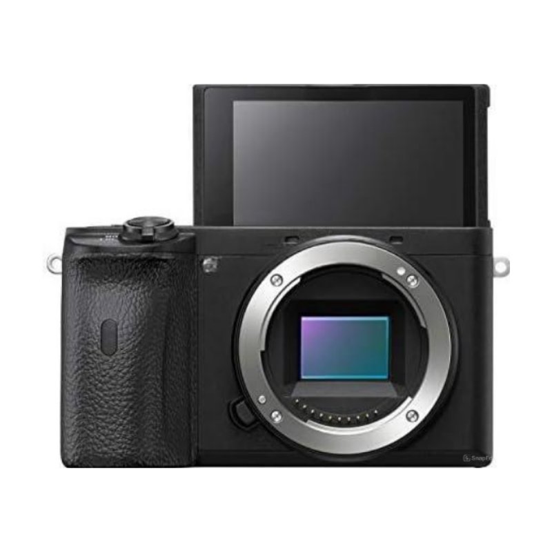 BEST SELLER 6600 APS-C Mirrorless Camera with 0.02s Autofocus, 5-axis Image Stabilisation, 4K HDR, Flip Screen, 24MP Sensor