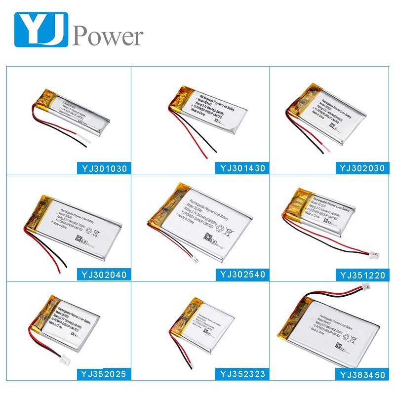 Ultra thin YJ3555140 li-ion 3.7v 3000mah lithium ion battery for Power Bank