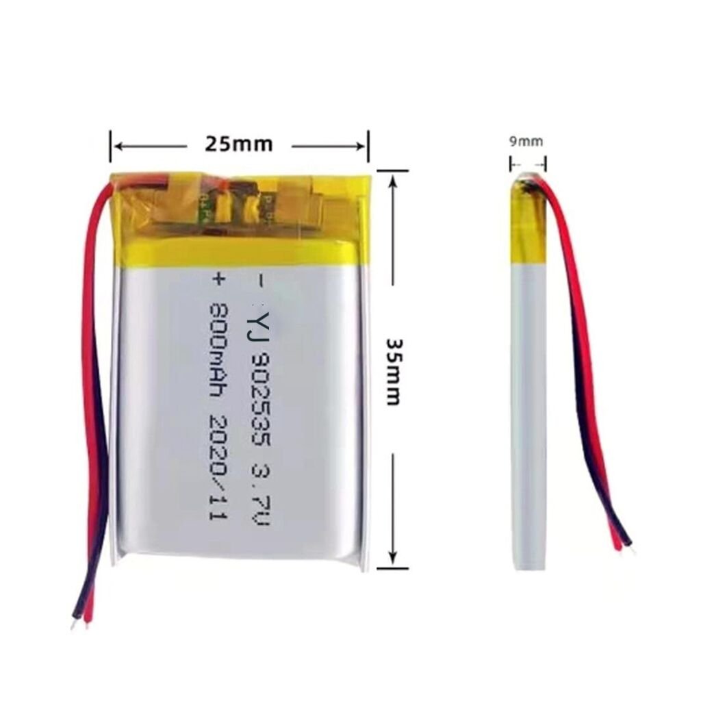 3.7V 902535 800mAh rechargeable lithium ion polymer battery for beauty device