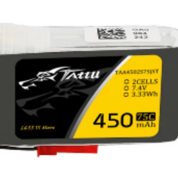 TattuTA-75C-450- 2S1P-JST Lipo Battery