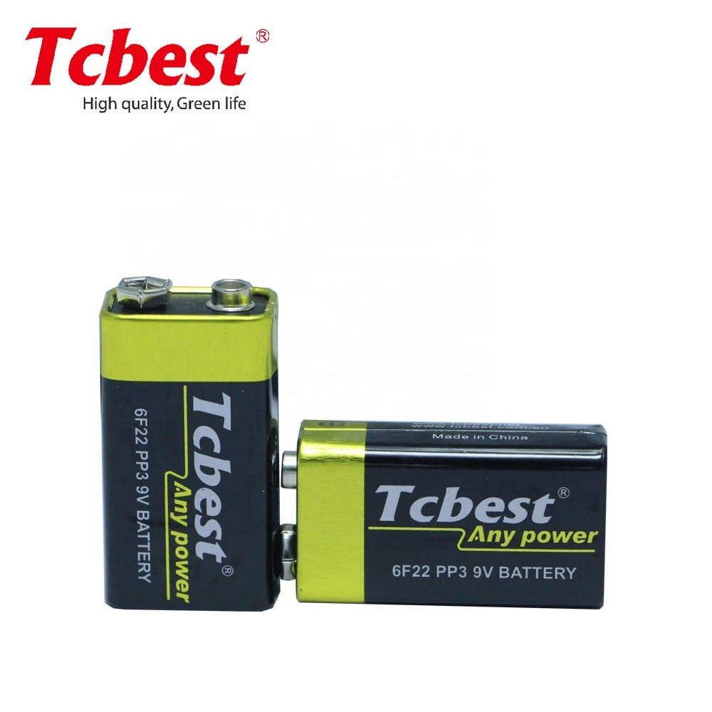 6F22 9v High Power Carbon Zinc battery
