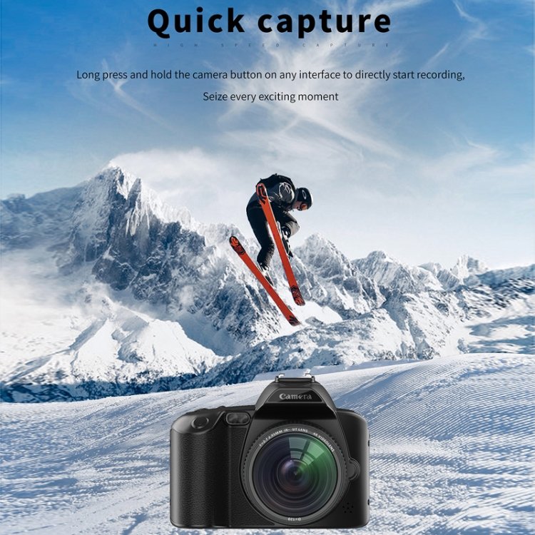 HD WIFI Digital Cameras Microphone 64 Million Camcorder 4k Night Vision Vlogging Camera for Youtube Led Video Light