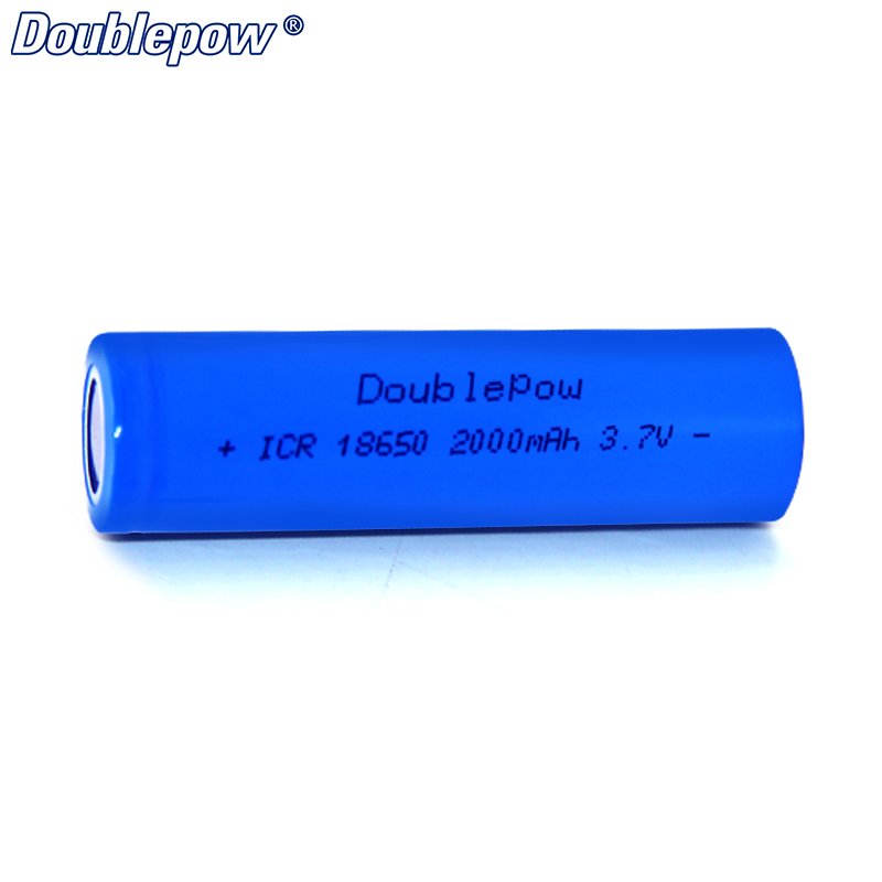 3.7V Rechargeable Lithium Ion Cell 5200mAh Cylindrical INR 3.7v 2000mAh Flat Top ICR18650 battery for Home Appliances