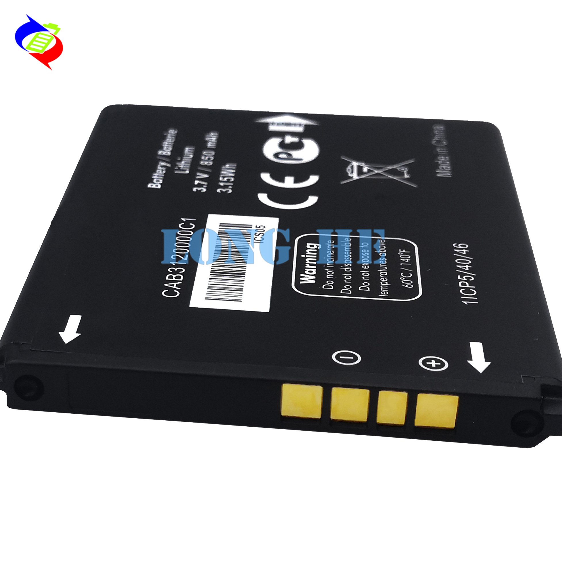 Replacement mobile digital battery CAB3120000C1 for Alcatel One Touch OT-905 OT880 OT800 OT888 OT875 510A 768T 710D 3.7V 1000mAh
