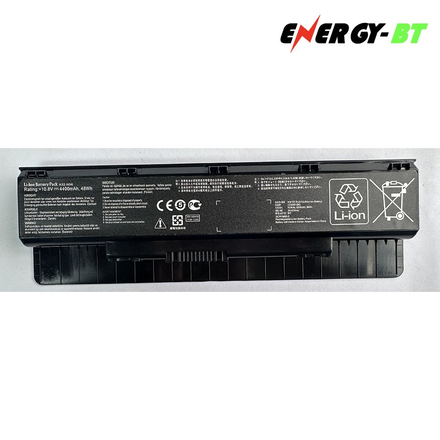 N56 5200mAh Laptop Battery for ASUS N46 N46V N46VJ N46VM N46VZ N56 N56V N56D N56VJ N56VM N76 N76VZ A31-N56 A33-N56 A32-N46