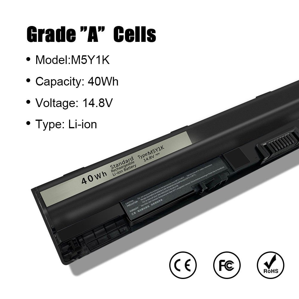 40WH 14.8V M5Y1K Laptop Batteries Lithium Ion Replacement Laptop Battery for Dell 14 15 17 5000 3000 Series 5559 5558 3551