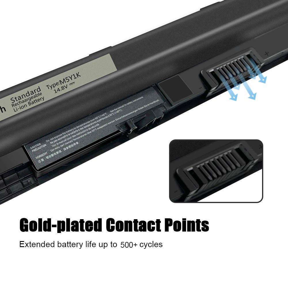 40WH 14.8V M5Y1K Laptop Batteries Lithium Ion Replacement Laptop Battery for Dell 14 15 17 5000 3000 Series 5559 5558 3551