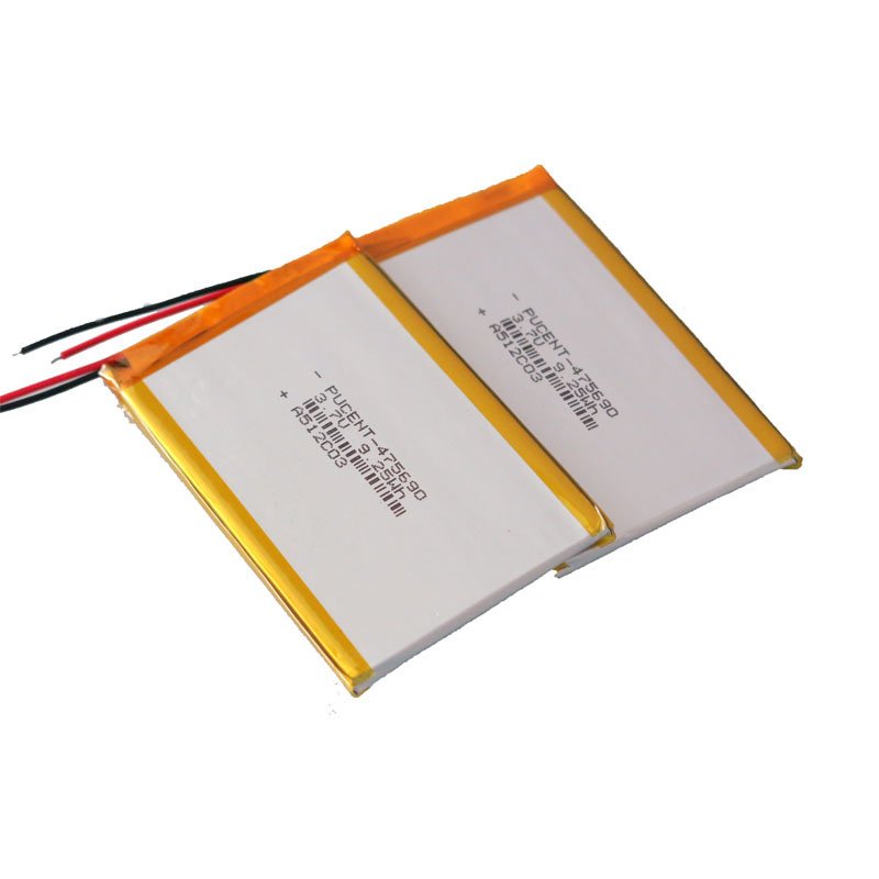 Rechargeable lithium polymer battery 104050 475690 585070 805059 3.7v li-ion battery 2500mah lipo battery
