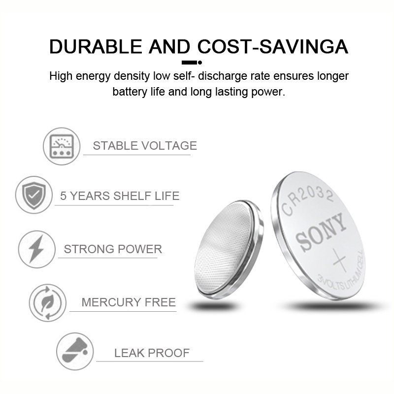 Watch batteries 2032 LM2032 BR2016 ECR2025 lithium battery Wholesale battery 3.0v For Watch Calculator Remote Control