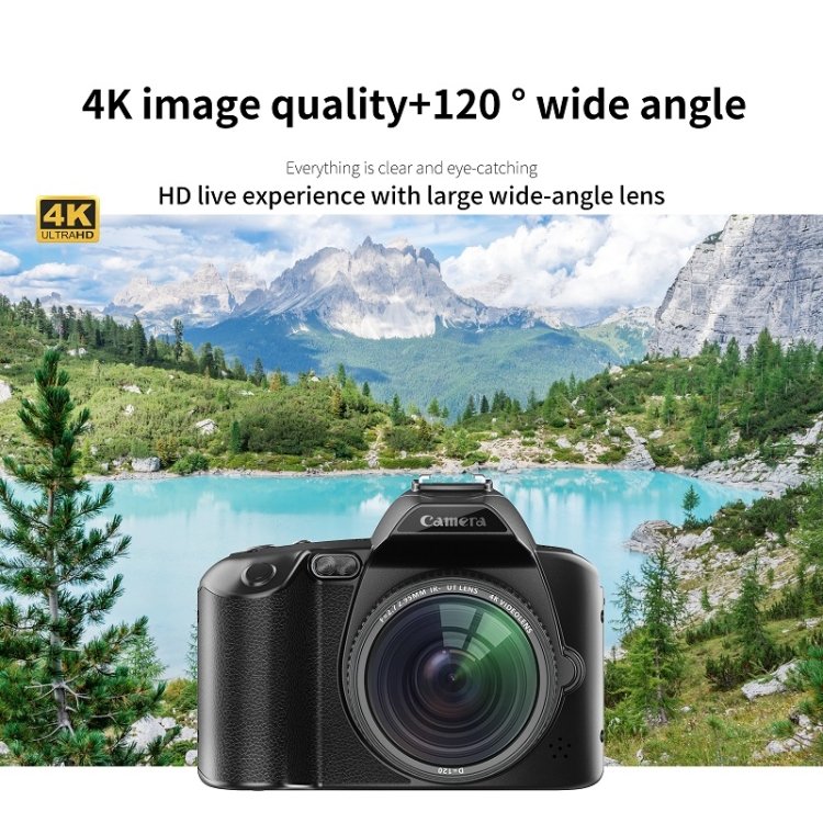 Professional 4K HD Dual-camera Night Vision 64 Million Pixel High-definition WIFI Digital DSLR Camera For Kids Photography