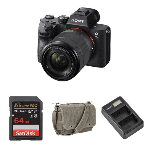 HOT DISCOUNT Son y a7 III Mirrorless Camera with 28-70mm Lens and Accessories Kit