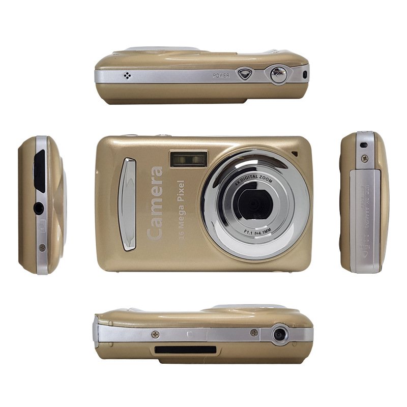 2.4-inch camera 720PDV digital camera card player Home selfie anti-shake dry battery light model