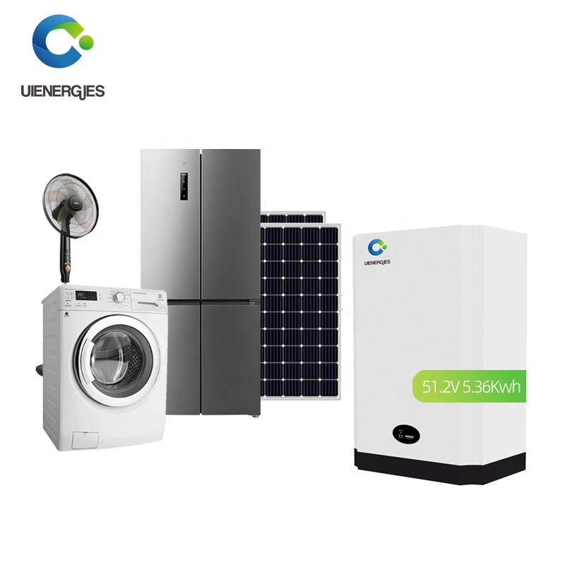UIENERGIES 6000 life cycle 51.2V 100ah 200ah power system solar 5kwh 10kwh solar power system for home