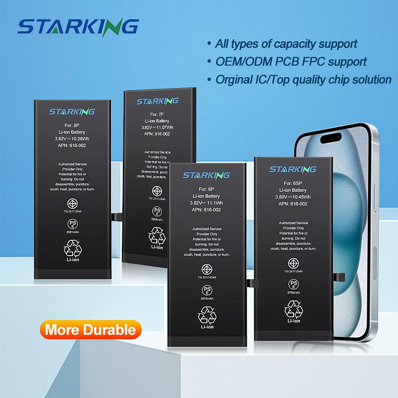 Factory Oem 3000mah Cell Phone 7p Digital Battery Phone Battery For Iphone 7p 7 Plus Battery Replacement
