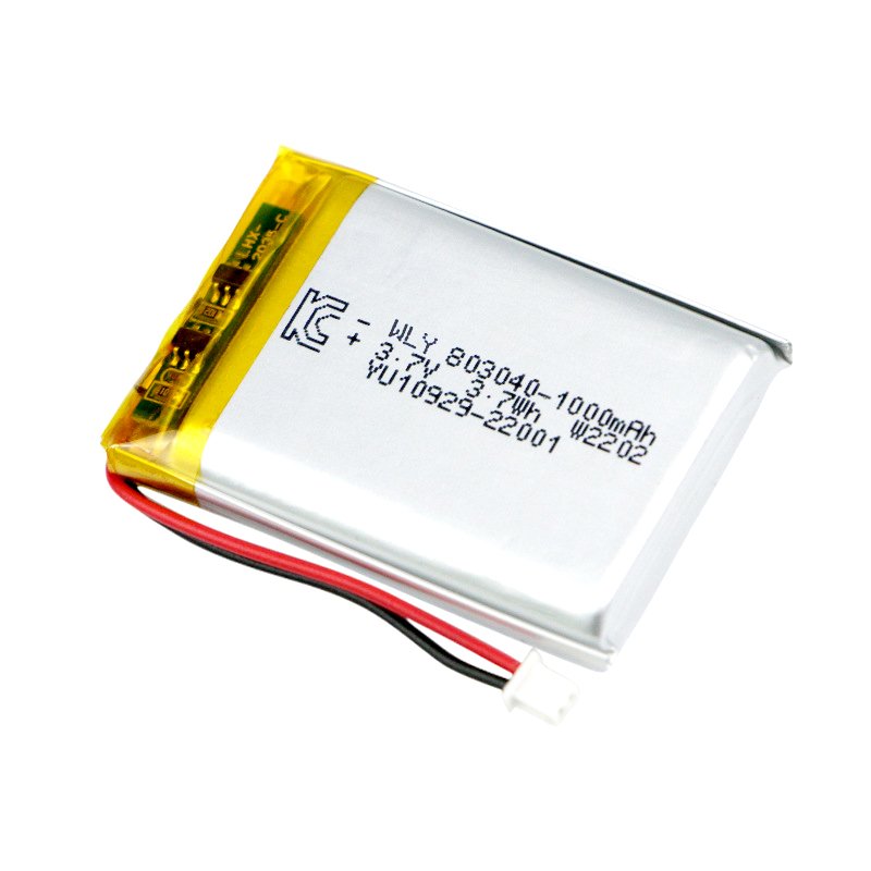 WLY Factory 803040 900mAh Rechargeable lithium ion battery for digital beauty machine equipment Toy Speaker