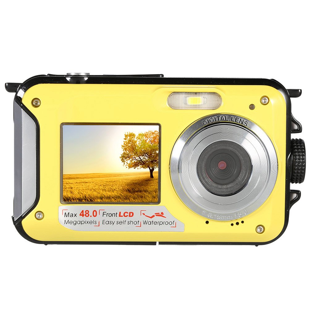 Winait Max 48MP Dual Display Waterproof Digital Video Camera