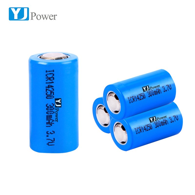 cylindrical battery 3.7V 14250 800mAh rechargeable li ion 3.7v lithium ion battery for headlamp