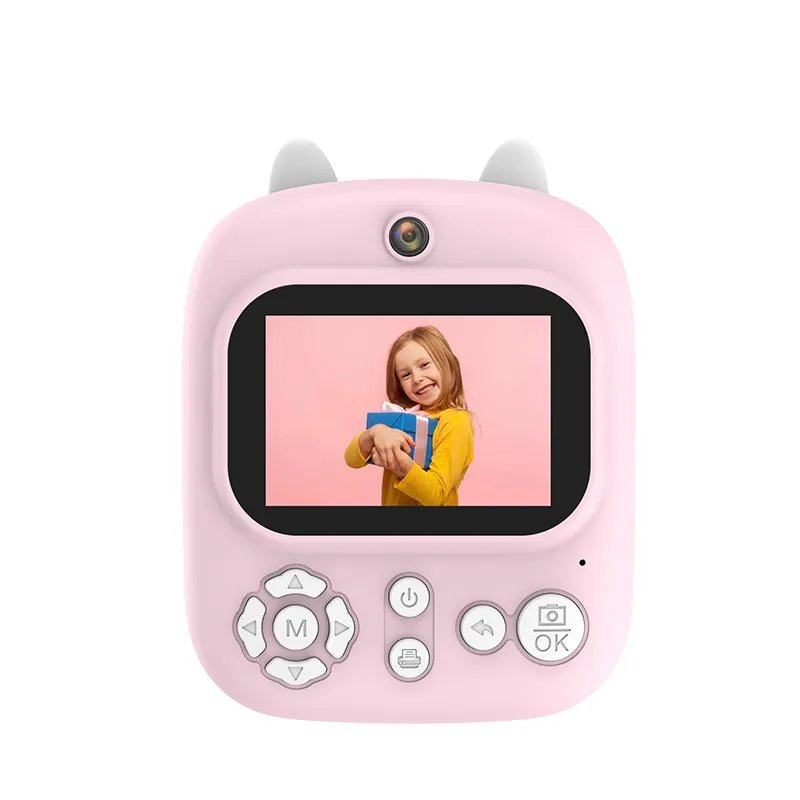 Hot sell New cheaper wholesale price 1080p HD resolution Digital print camera for kids Multiple photo frames kid camera toy