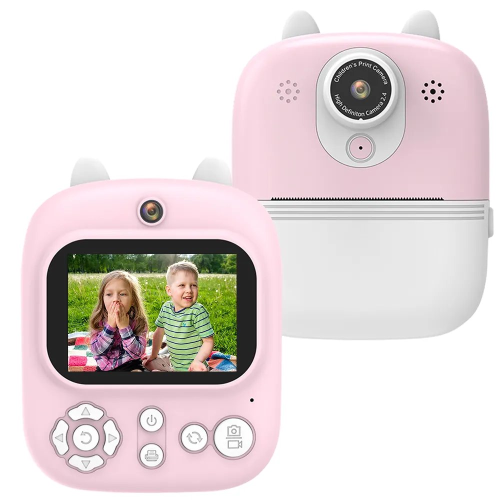 Hot sell New cheaper wholesale price 1080p HD resolution Digital print camera for kids Multiple photo frames kid camera toy