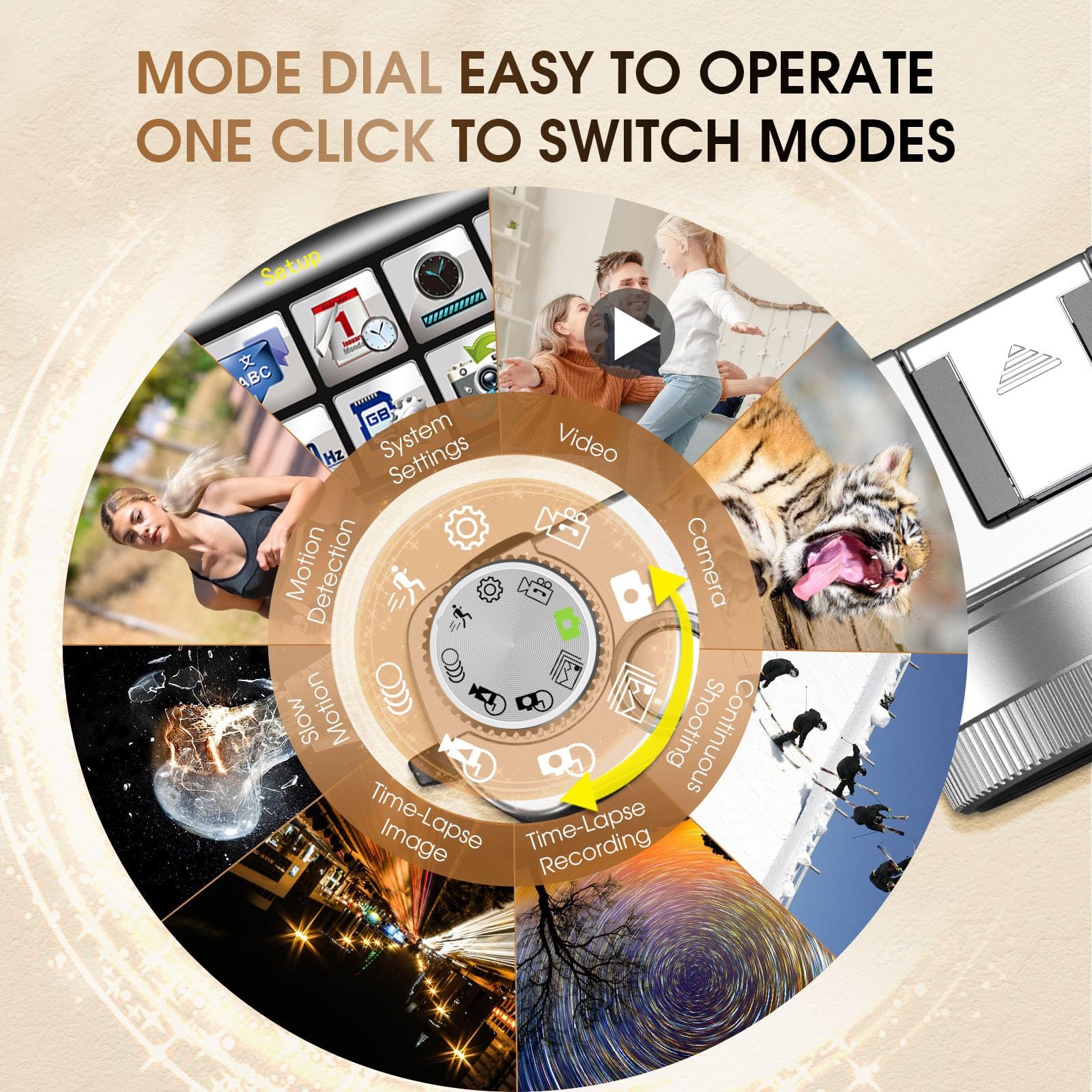 2024 new compact mini photo camera appareil photo professional 4k camera
