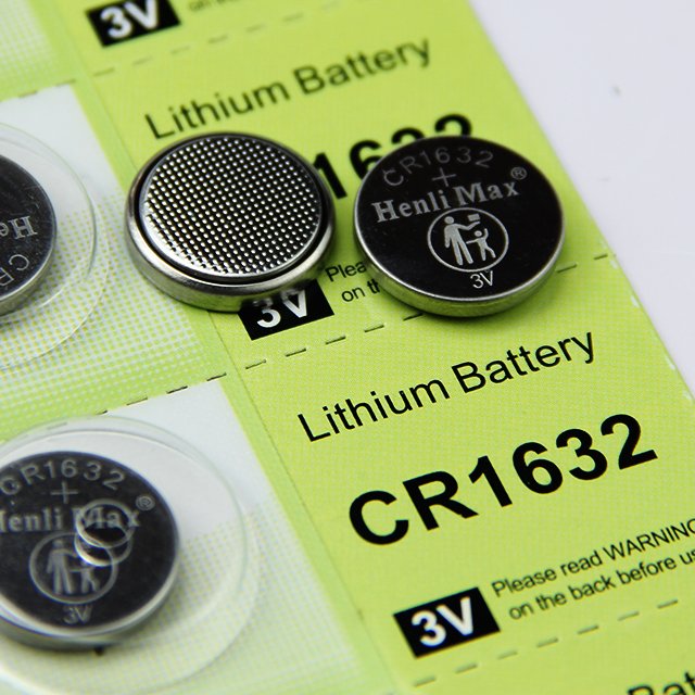 Primay 3V Lithium Manganese Dioxide Button Battery COIN Cell CR1632 for Power Tools and Digit Meters