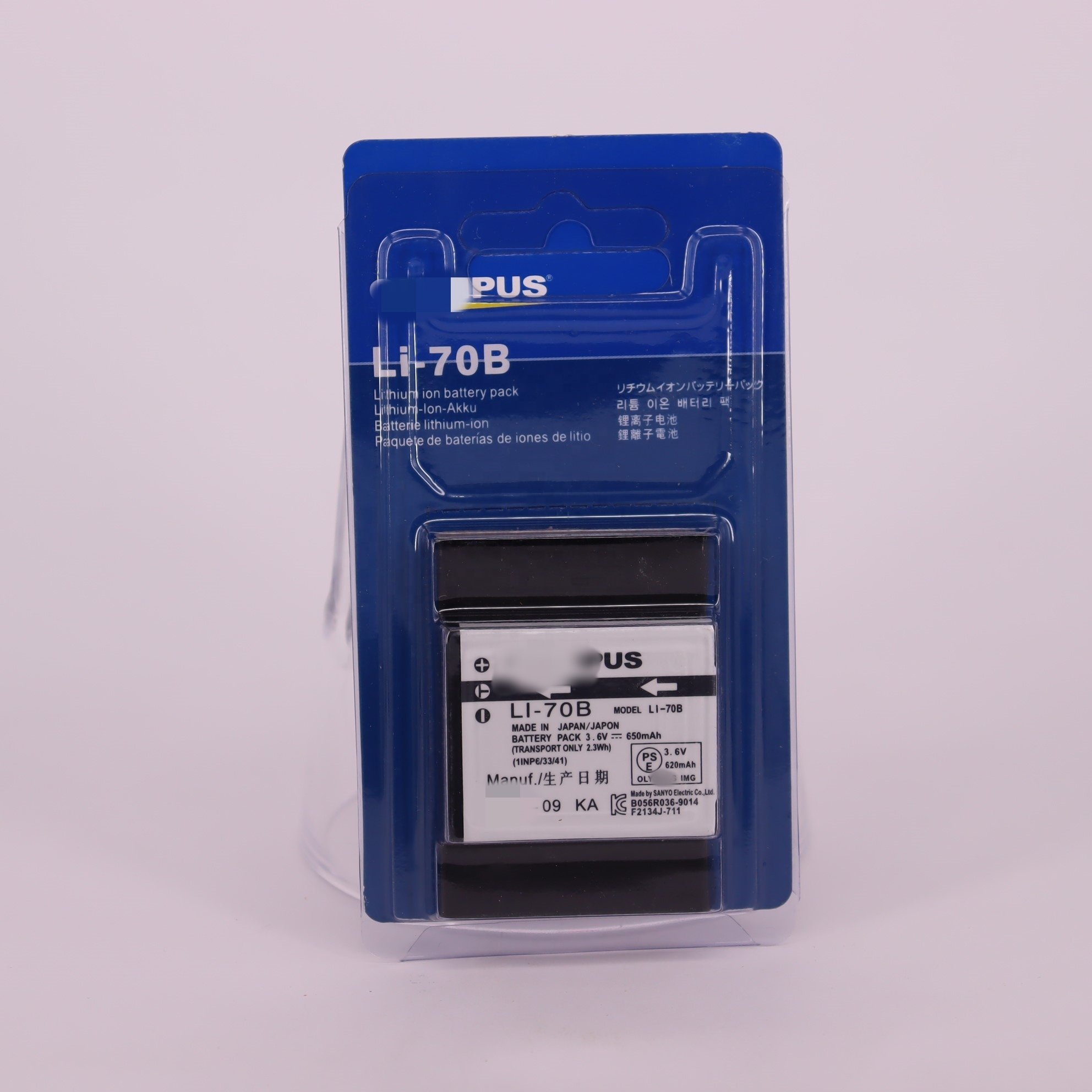 Rechargeable Camera Battery LI-70B Battery Cameras Li-ion Camera Battery