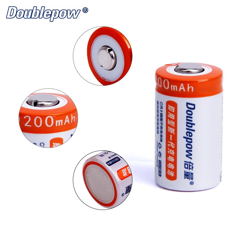 High Performance 3V 200mah CR2 Rechargeable Battery 3V 200mAh CR2 lithium ion battery