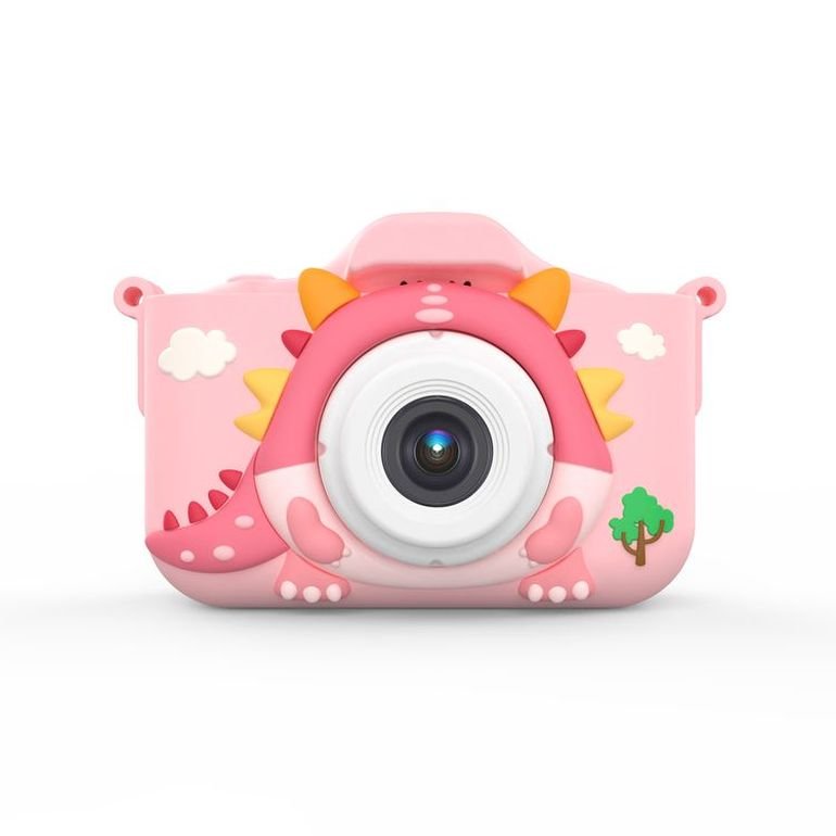 Kids Mini Camera Dual lens1080P Dinosaur Cartoon Children Camera Adorable Toy Digital Kid Camera