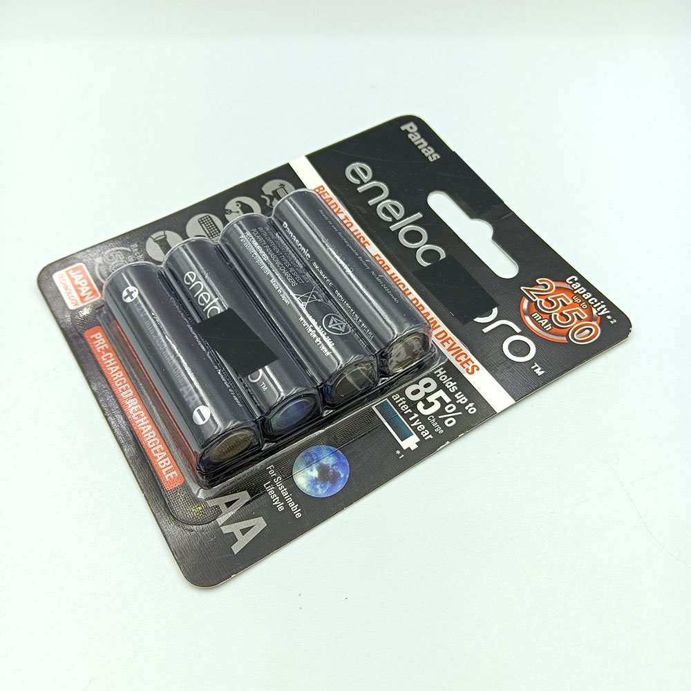 1.2v 2550mah Ni-mh rechargeable Battery Black Battery For Eneloop Pro