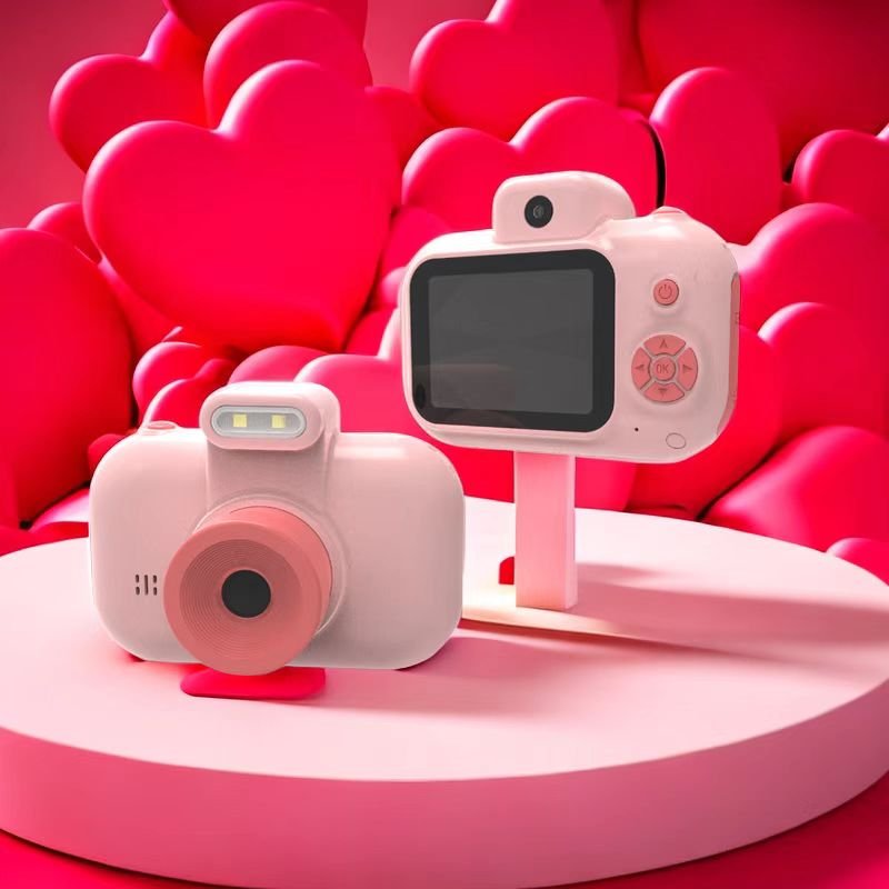 High-Capacity 600mAH/2500mAH Battery Kids' Camera with 2.4\" Lar Screen and 1080P Video Recording Long Endurance
