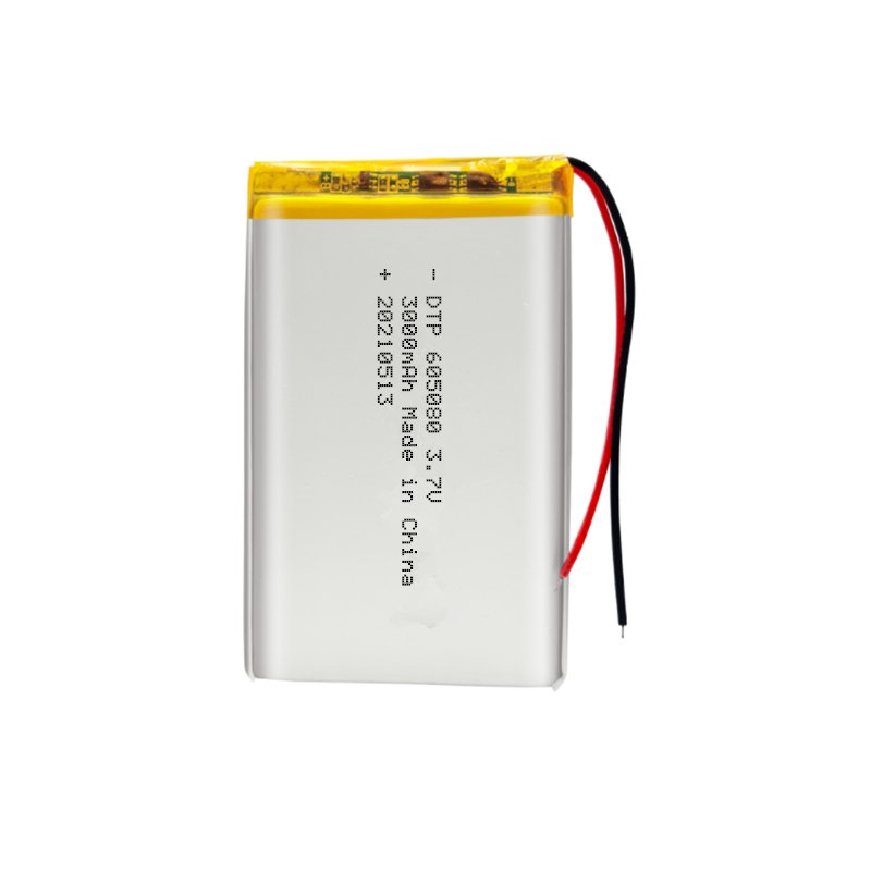 wholesale lithium battery 3000mAh 3.7V 605080 rechargeable li-polymer battery